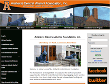Tablet Screenshot of amherstalumni.org